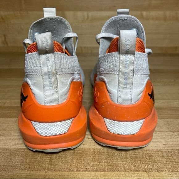 Under Armour Shoes Mens Size 8.5 White Orange Project Rock 3 Training Sneakers main image 6